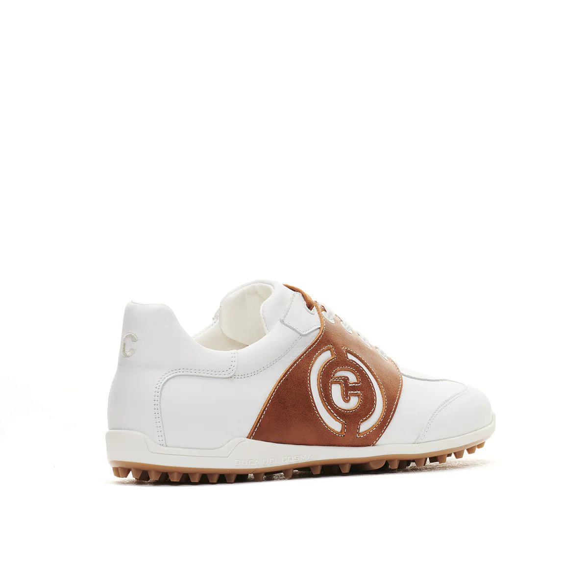 Men's Valderama - White & Brown Golf Shoe