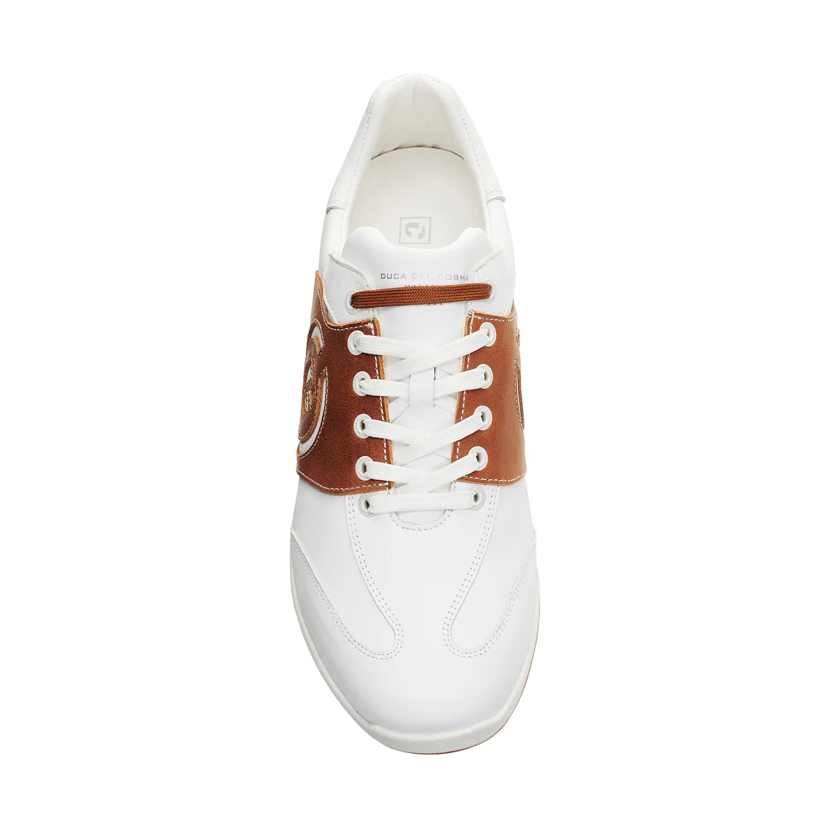 Men's Valderama - White & Brown Golf Shoe
