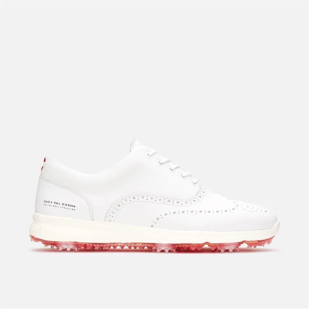 Men's Bernardo - White Pro Spike Golf Shoe