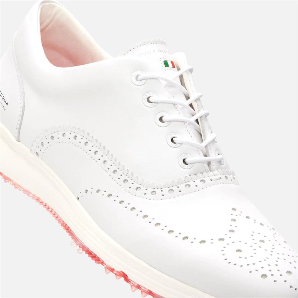 Men's Bernardo - White Pro Spike Golf Shoe