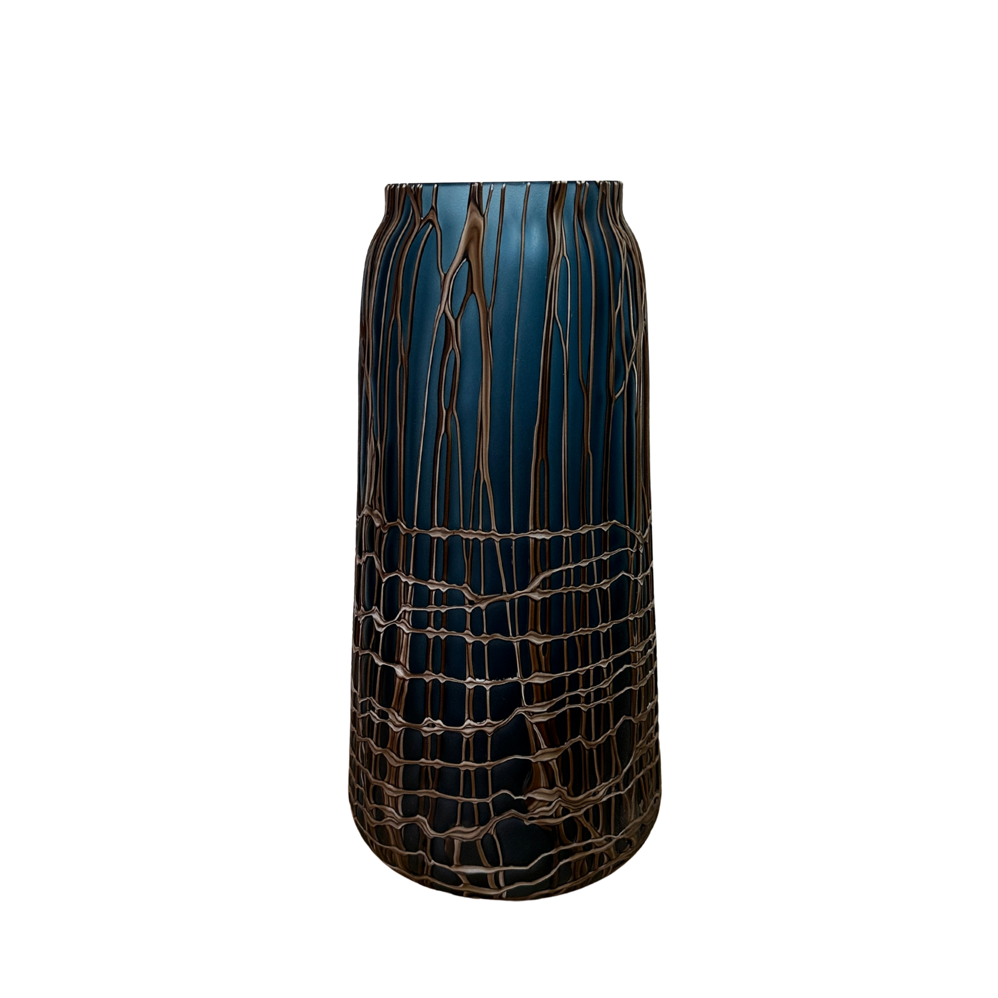 Brown Thread Tall Vase