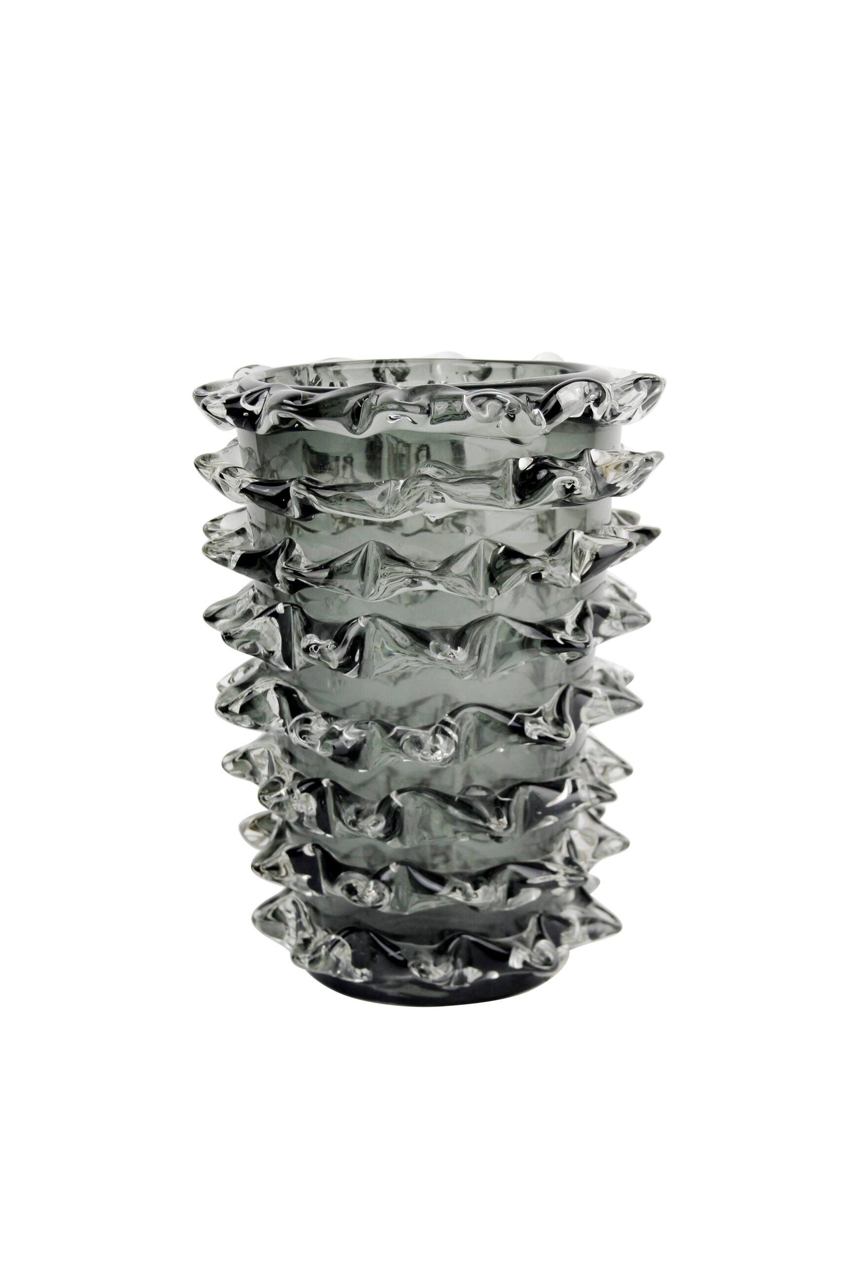 Glacier Grey Glass Vase