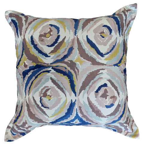 Circles Blue Scatter Cushions - NetDécor 