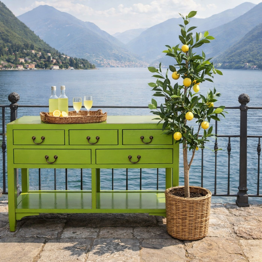 5 Drawer Buffet Console