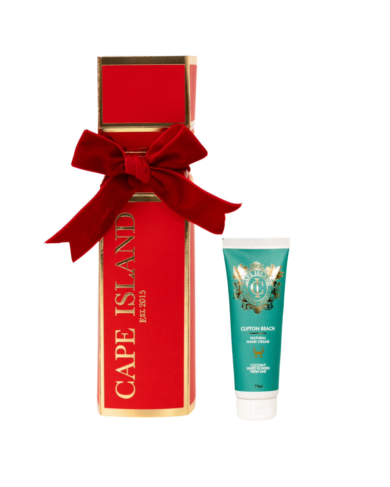 Red Cracker with hand cream - 75ml Set of 4