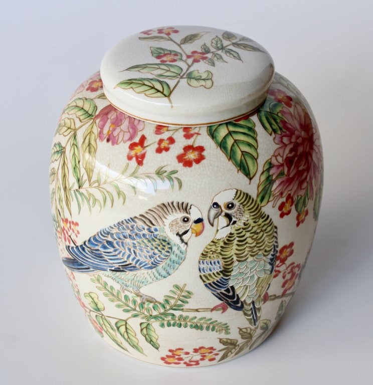 MEDIUM FAT BUDGIE GINGER JAR