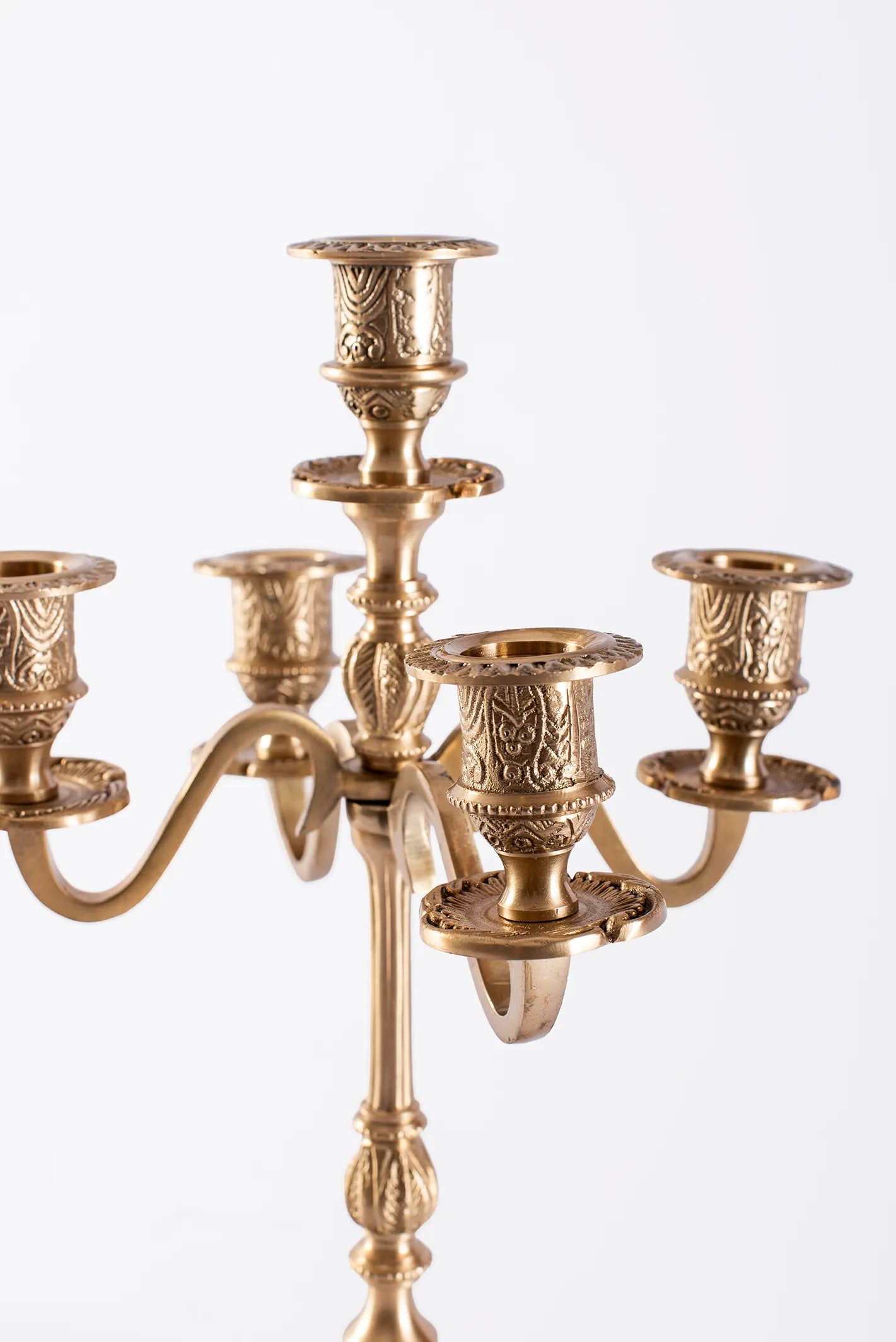 CANDLEBRA ROME ANTIQUE BRASS