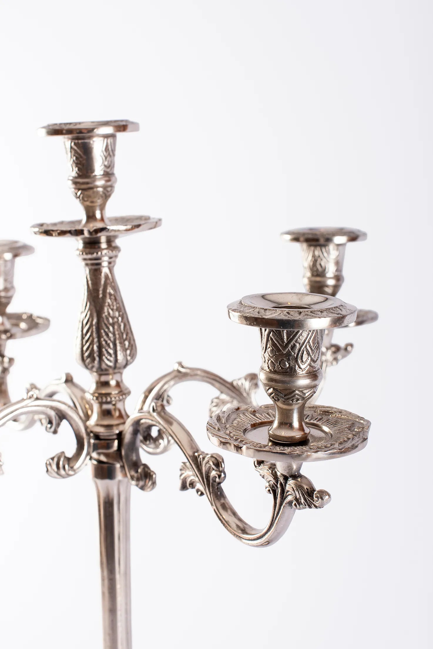 CANDLEBRA ROME ANTIQUE PEWTER