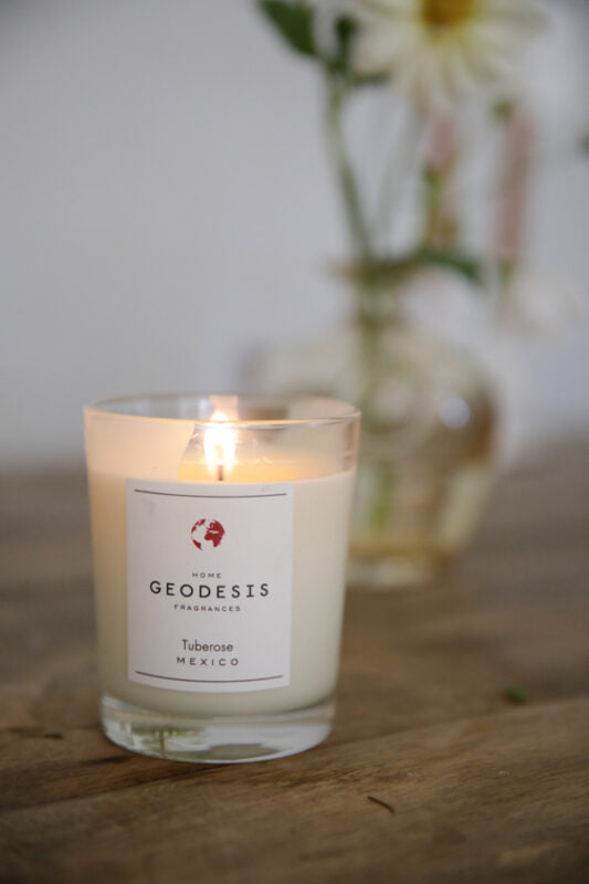 Geodesis Scented Candle 180g - Clear Glass