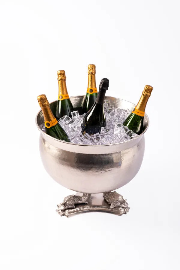 WINE COOLER SEXY MOROCCO ANTIQUE SILVER