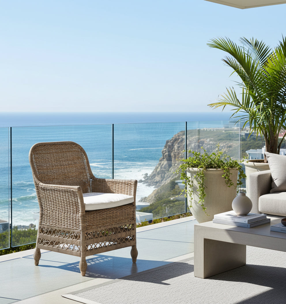 Outdoor PVC Chair with Cushion