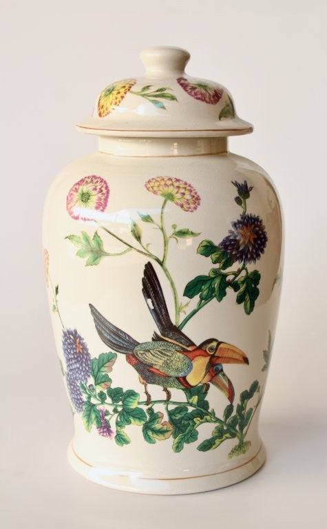 LARGE TOUCAN GINGER JAR