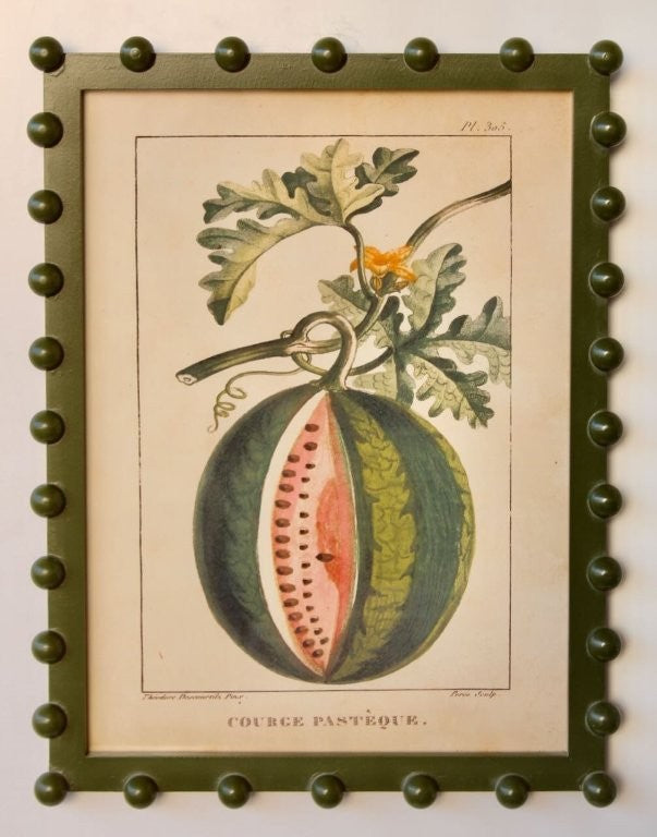 Watermelon Picture in a Green Bobble Frame