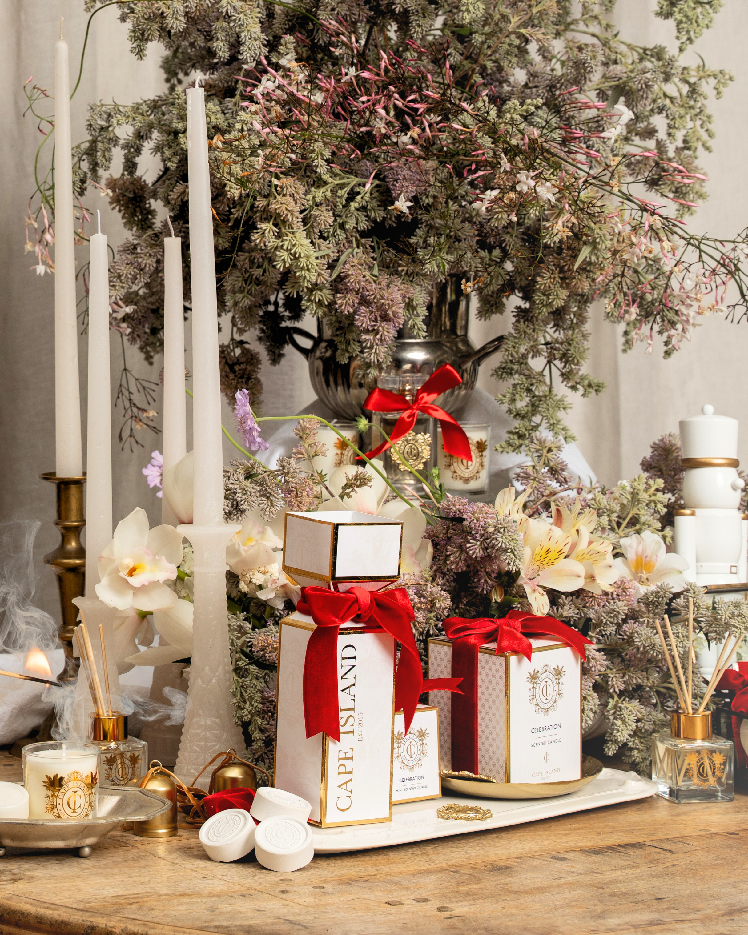 White Cracker with fragrance oil - 15ml -  Set of 4