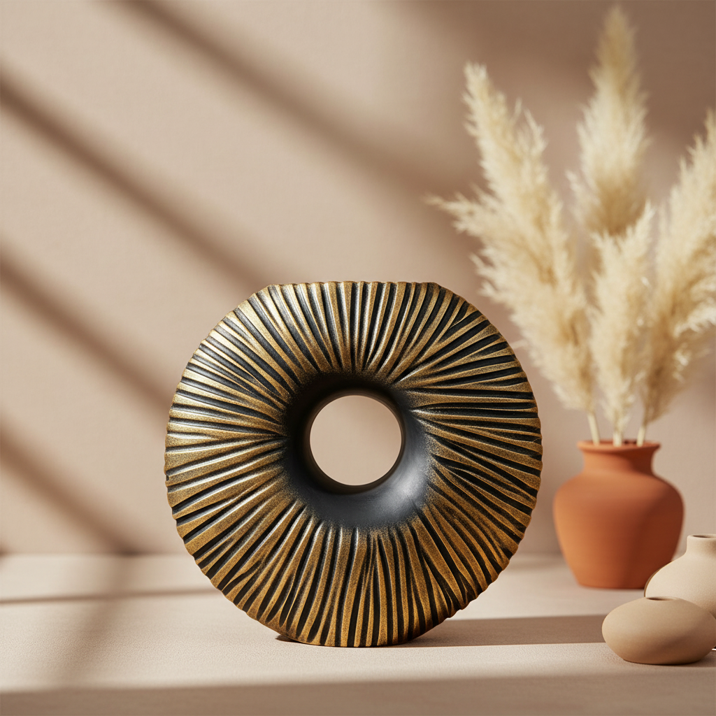 Mashudu Bronze Small Vase