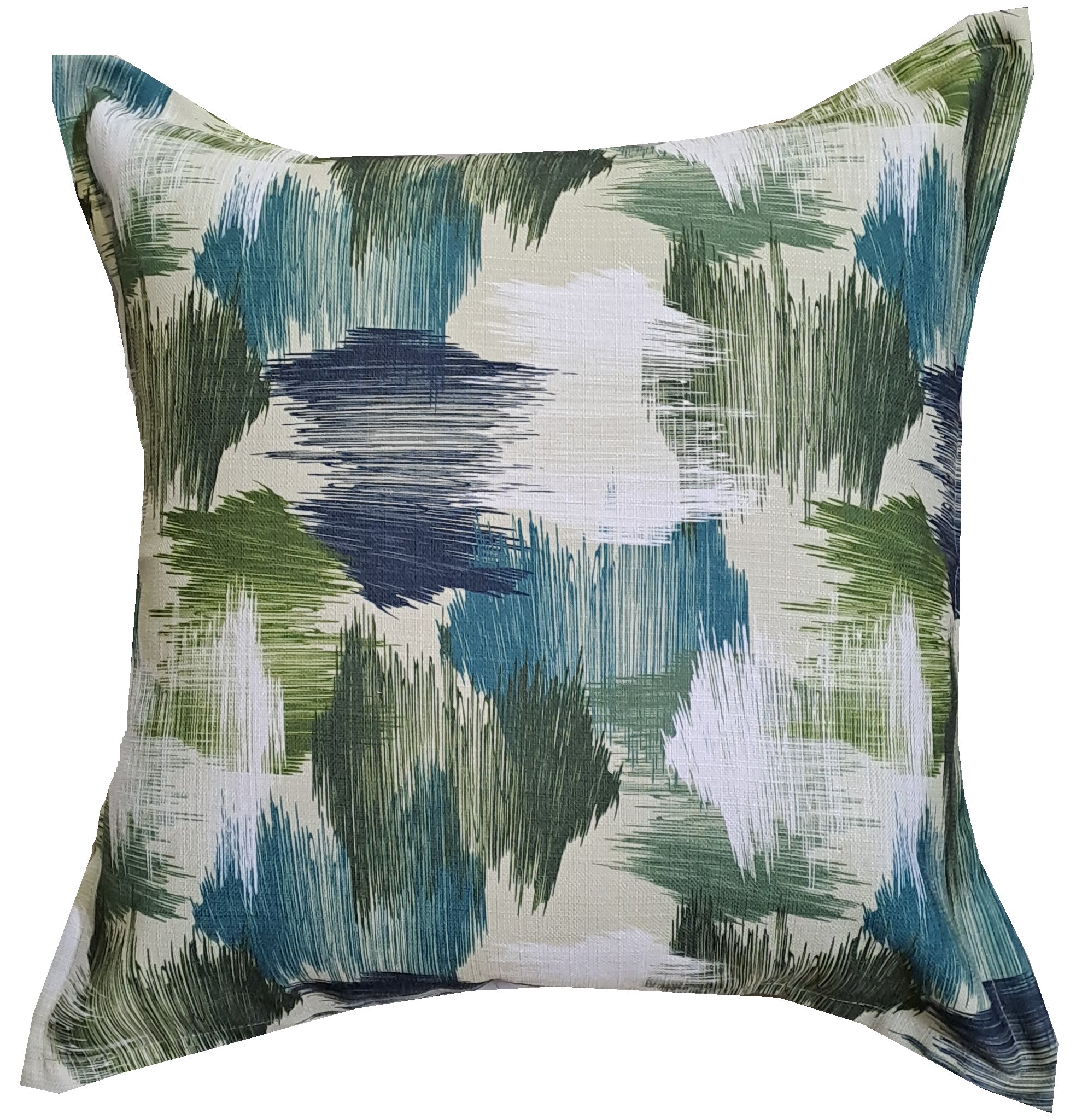 Duck Egg Smudge Scatter Cushions