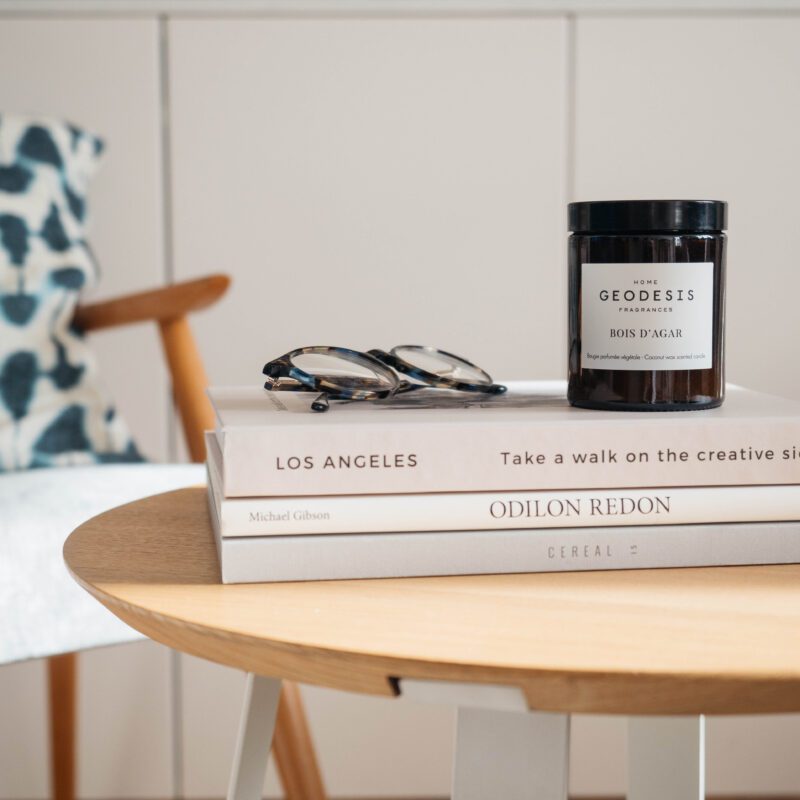 Geodesis Nature Candle - Brown Glass