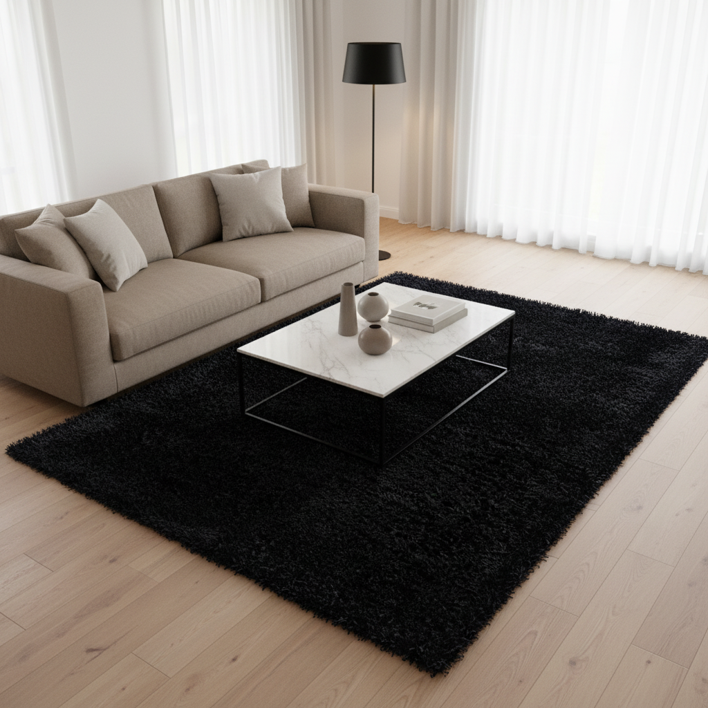 Alaska Black Rug