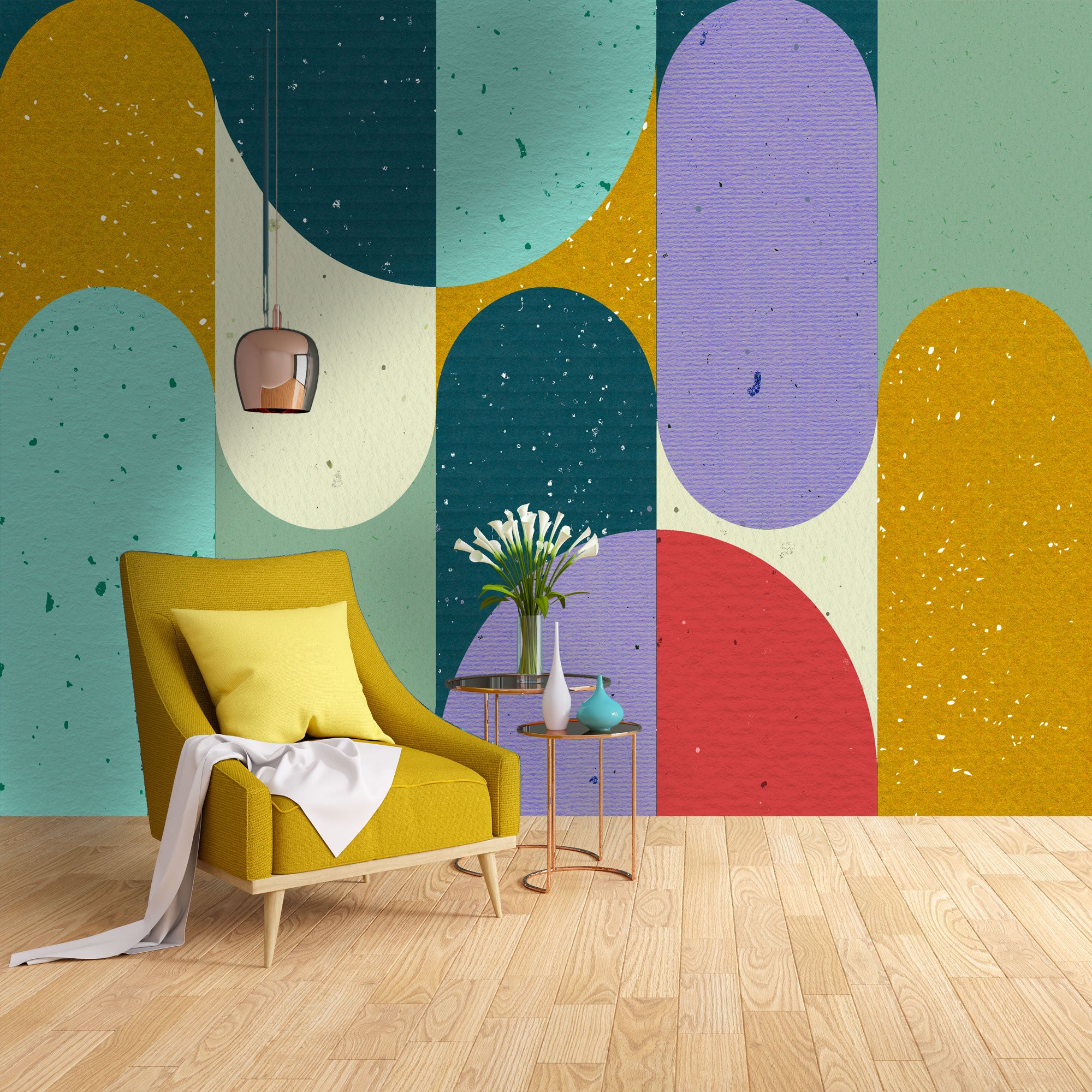 Aztec Opulence Mural