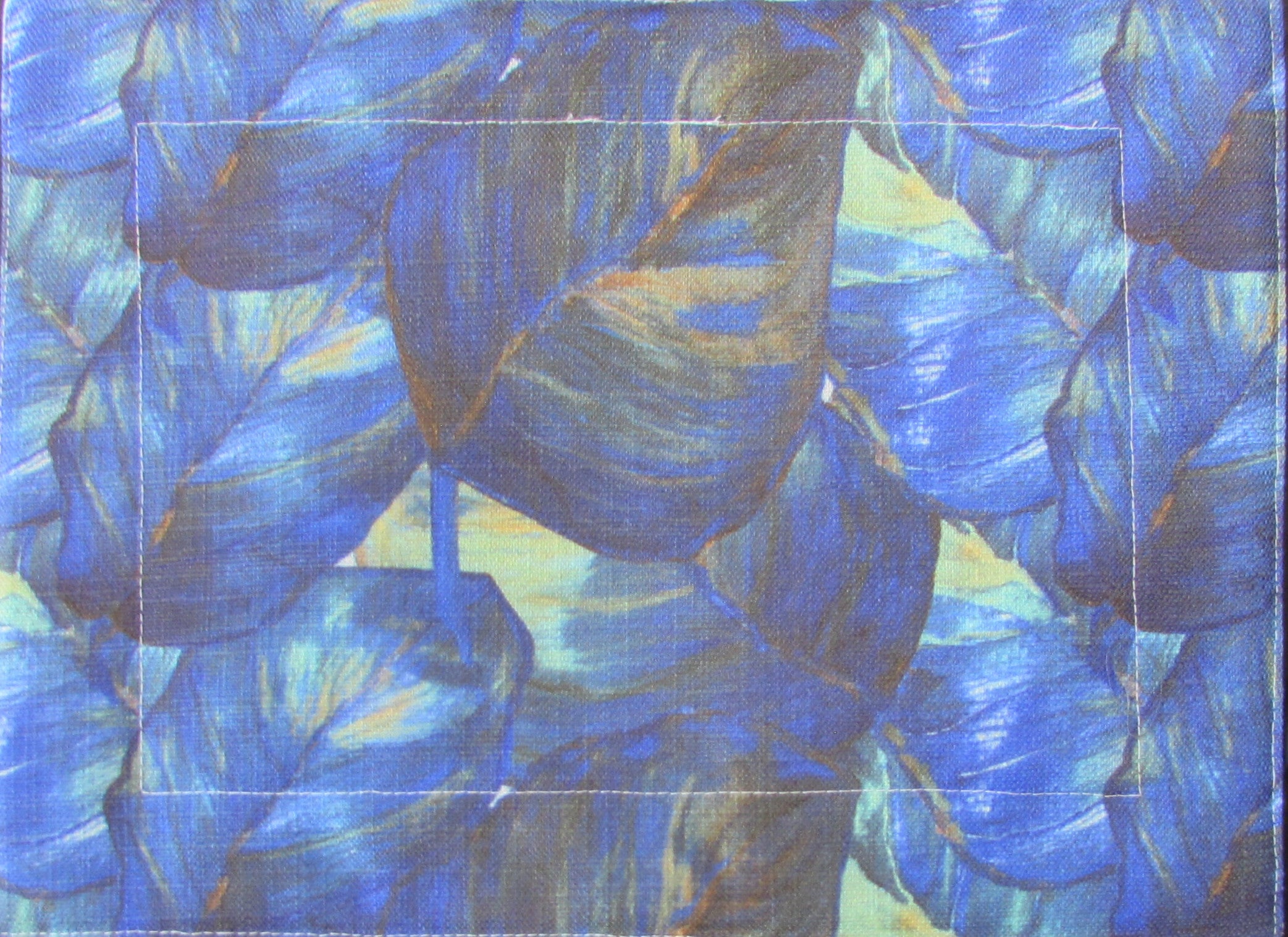 Blue Paint Placemat