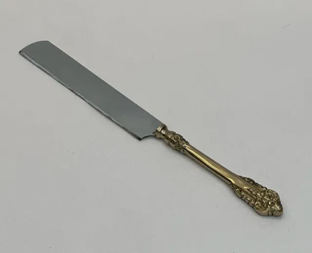 Antique Brass Bread Knife