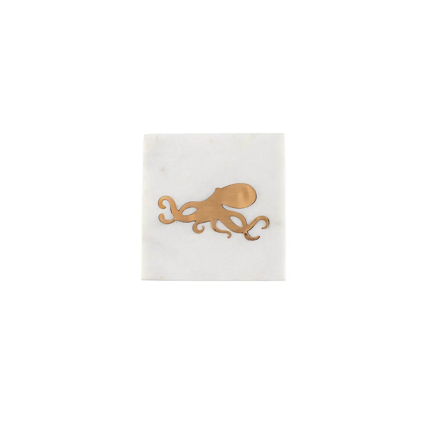 COASTER MARBLE OCTOPUS SET OF 4