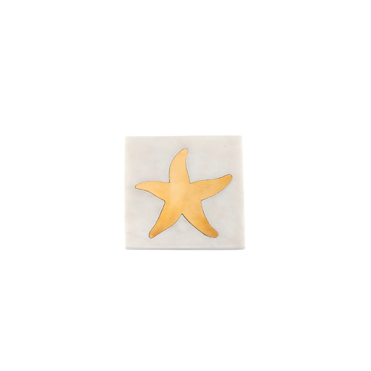 COASTER MARBLE STARFISH SET OF 4