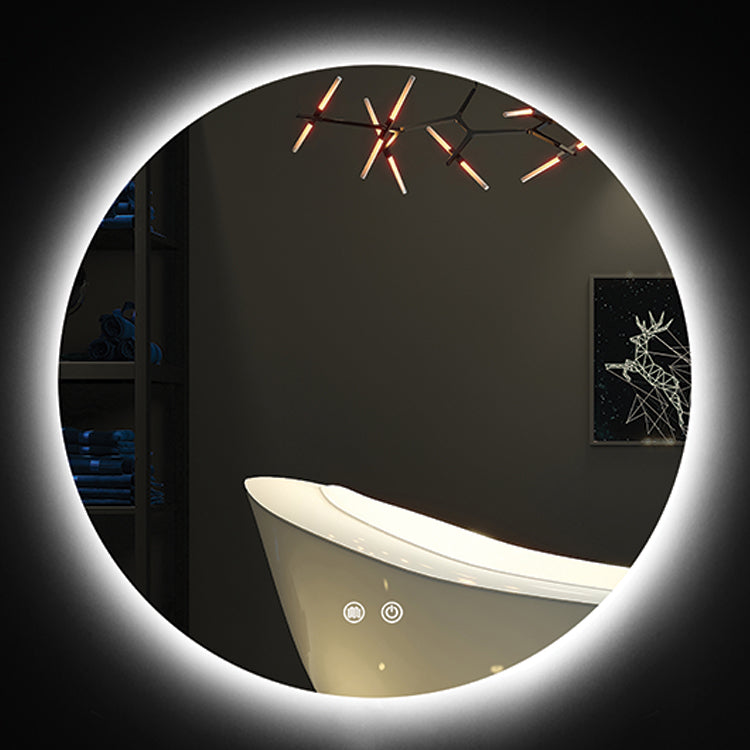 LED 89 cm Round Mirror