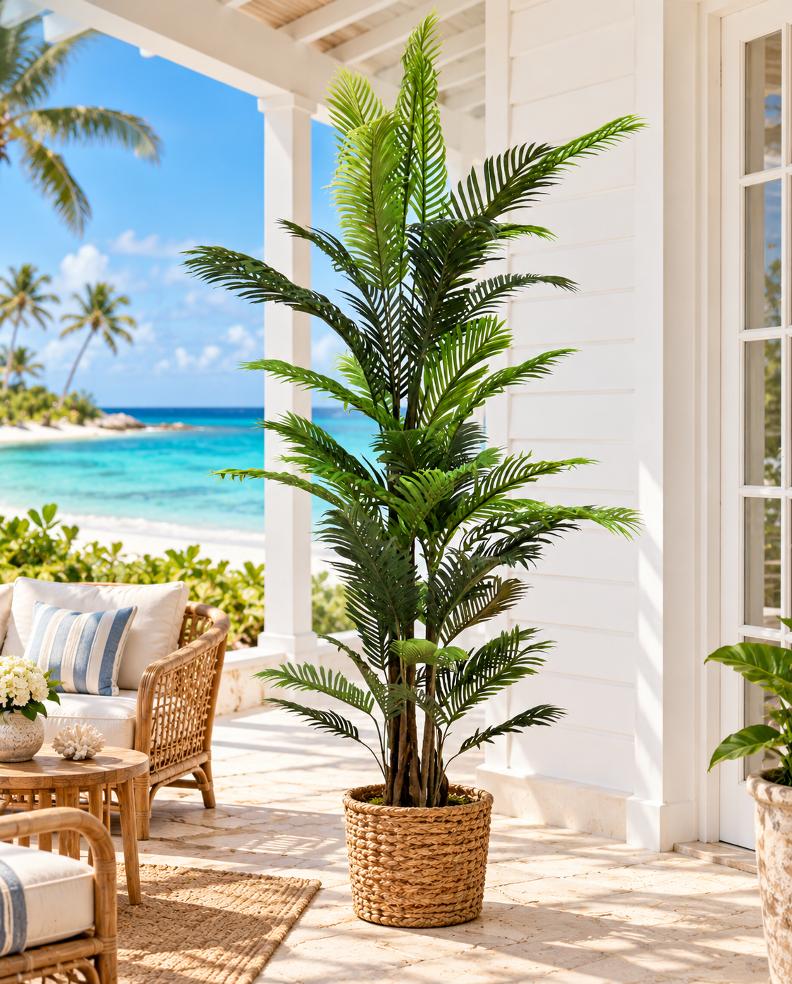 210cm Areca Faux Palm Tree