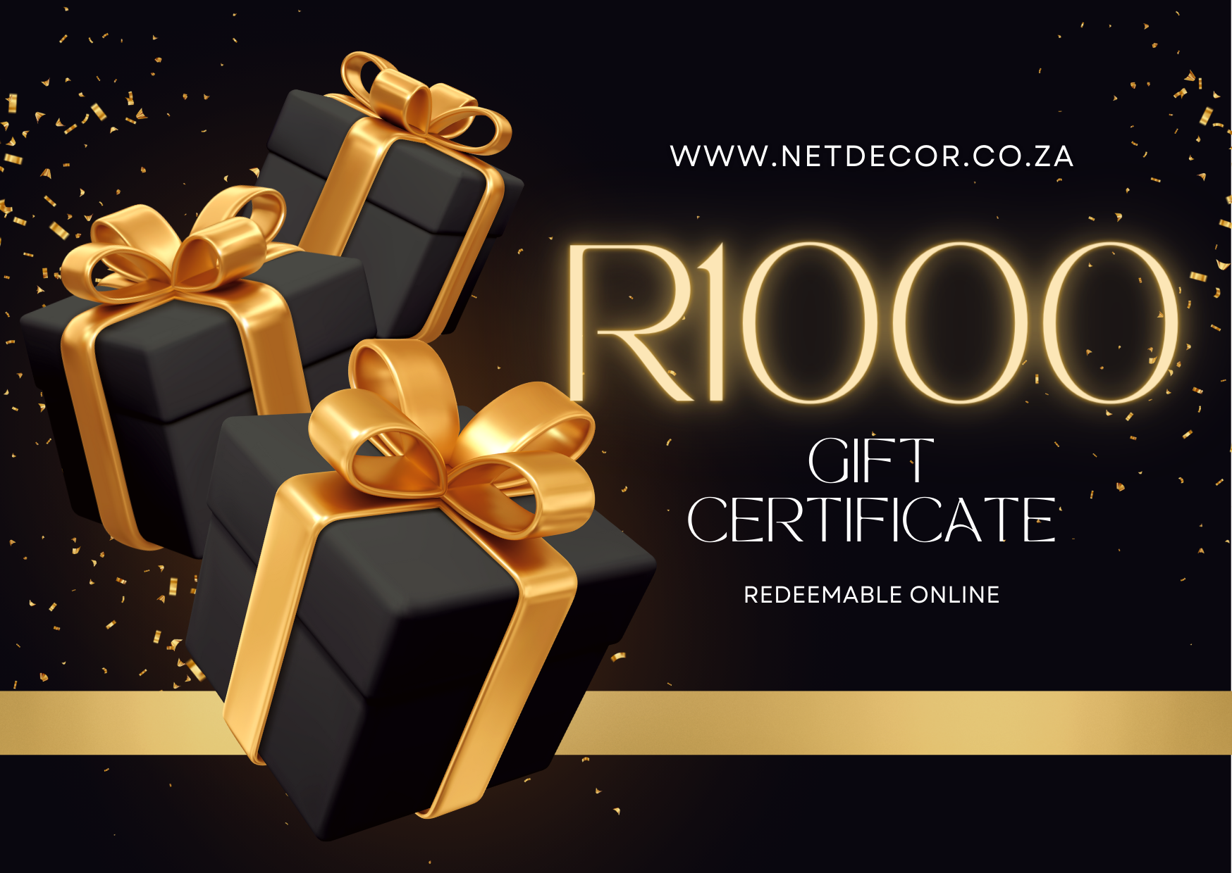 NetDecor R1000 Gift Certificate