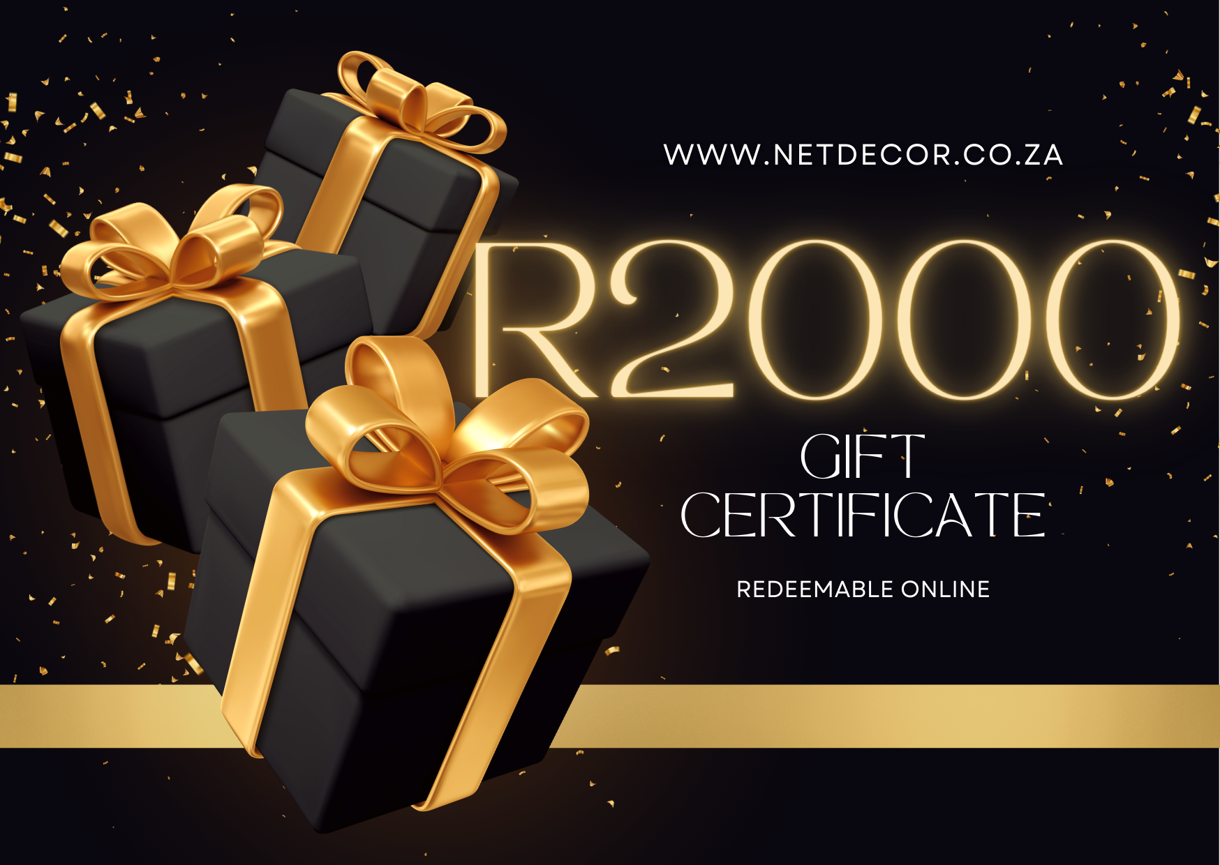 NetDecor R2000 Gift Certificate