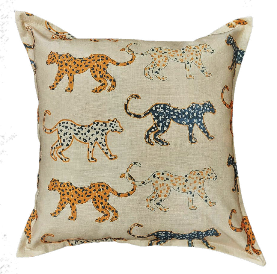 Cream Cheetah Scatter Cushions - NetDécor 