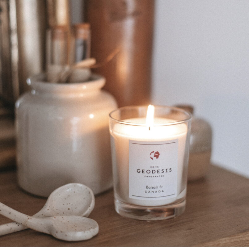 Geodesis Scented Candle 180g - Clear Glass