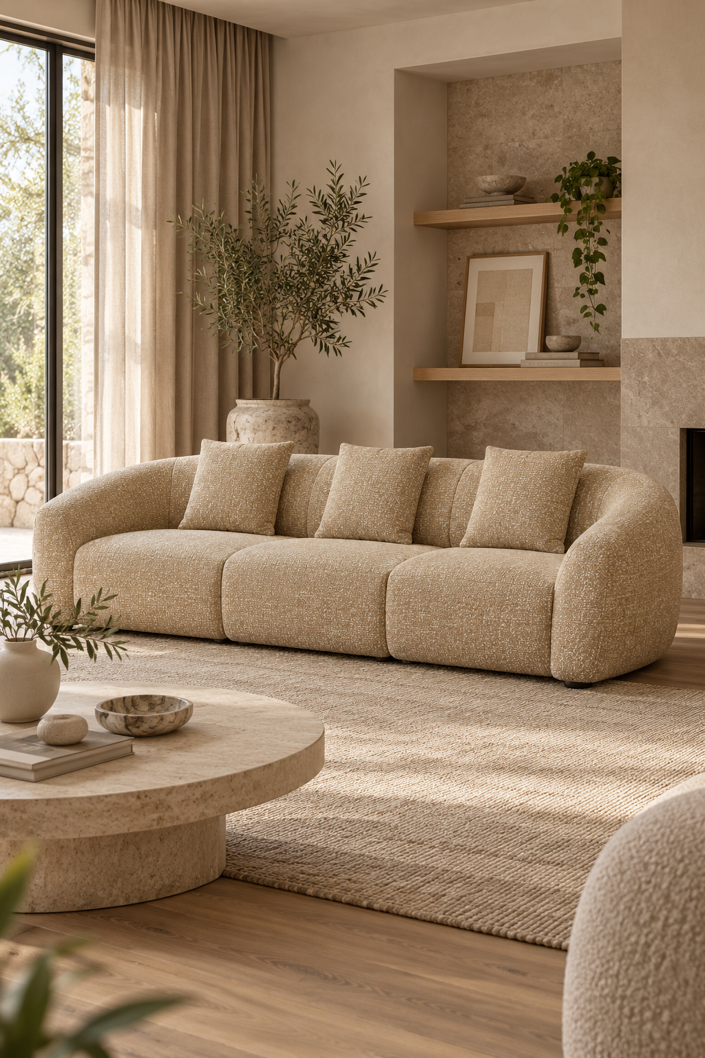 Sebastian Sofa 5-Seater - Toffee