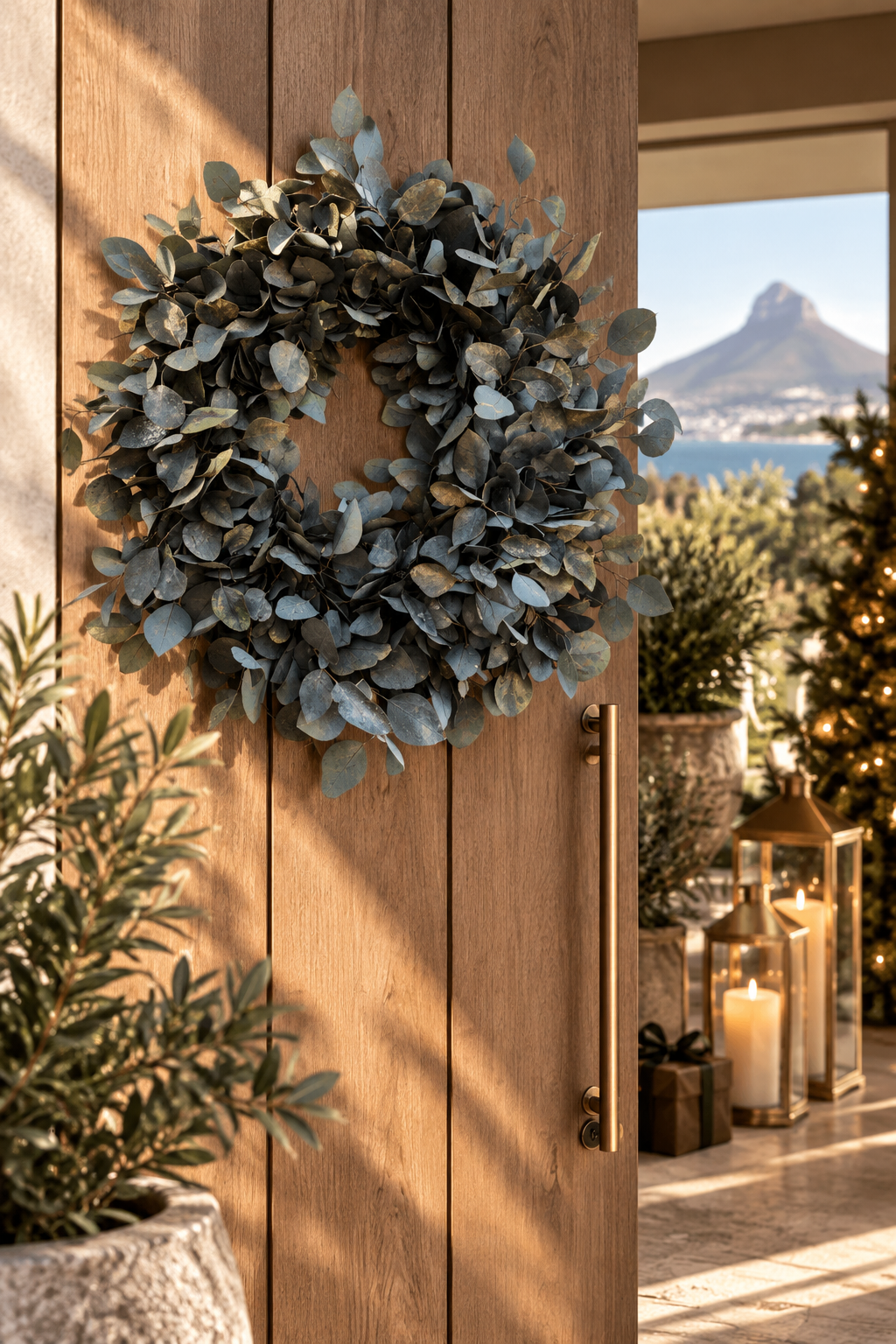 Bluegum Wreath – Charcoal