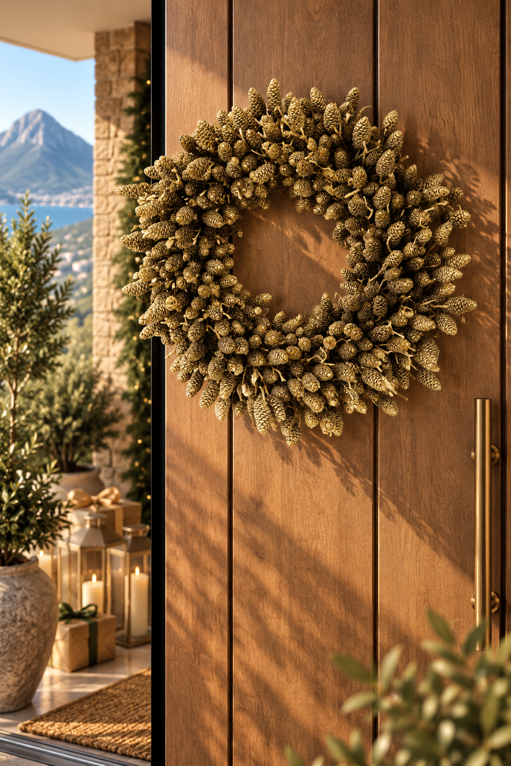 Dutch Alder Wreath – Gold