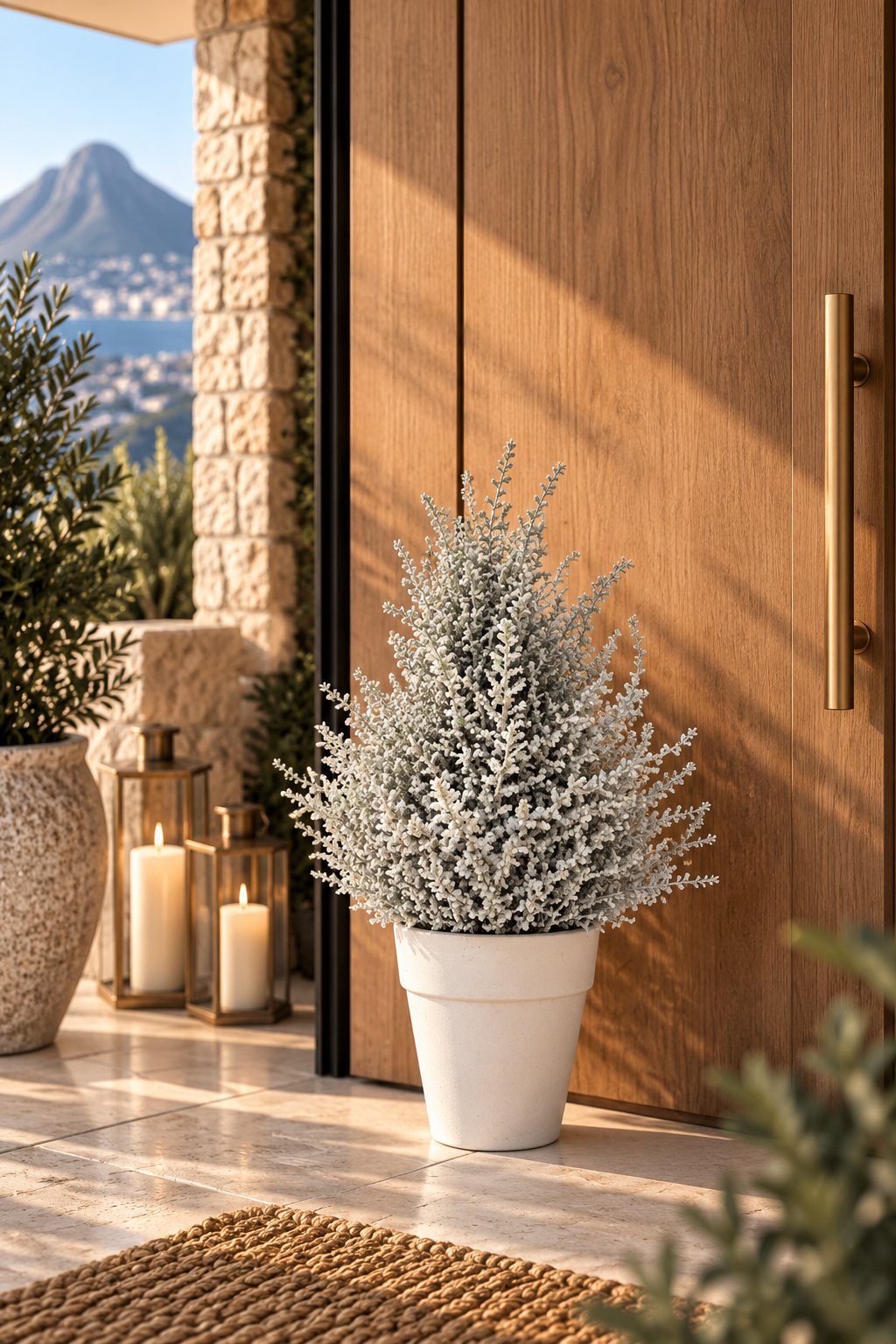 500mm white slangbos Christmas tree