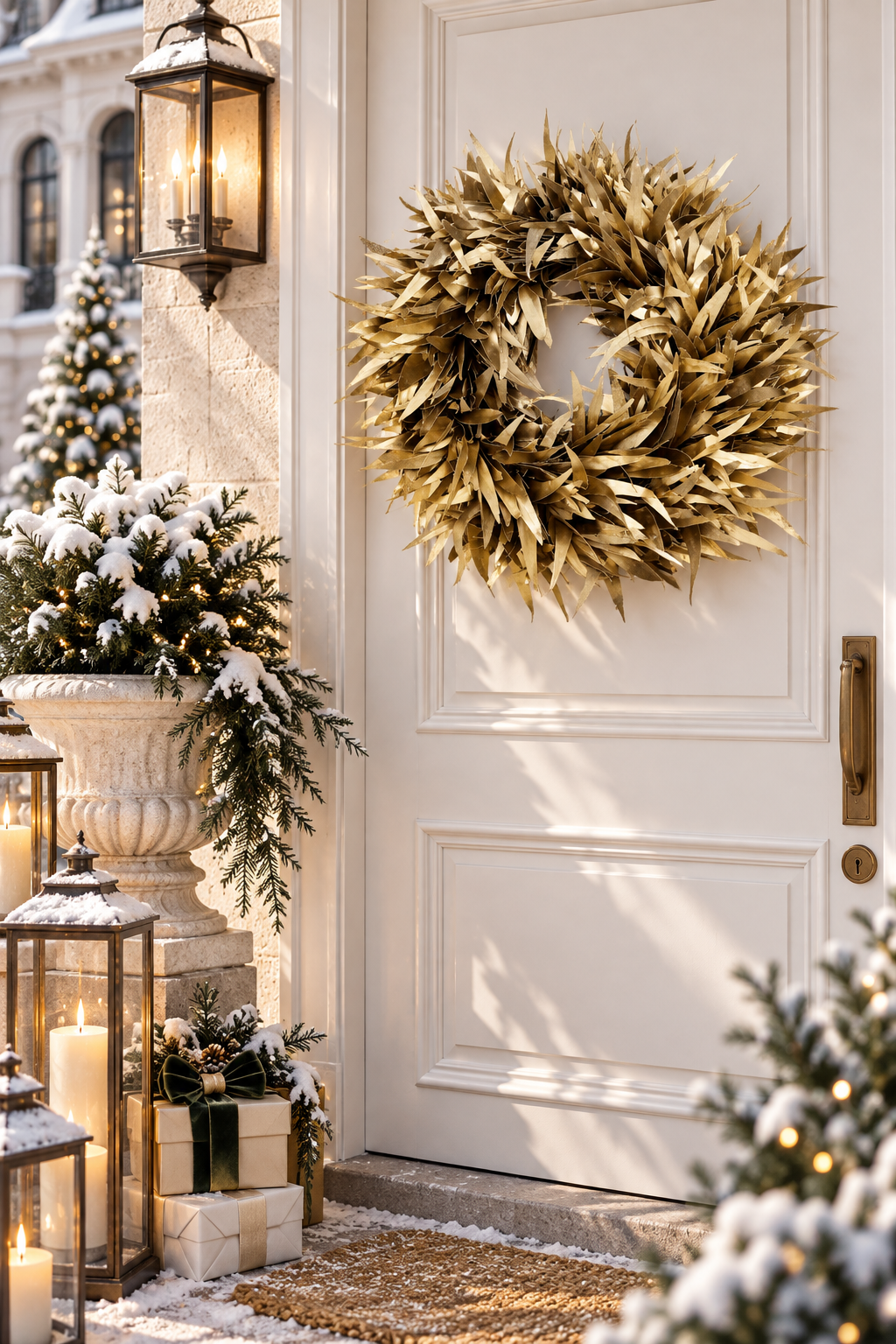 Bluegum Wreath – Gold