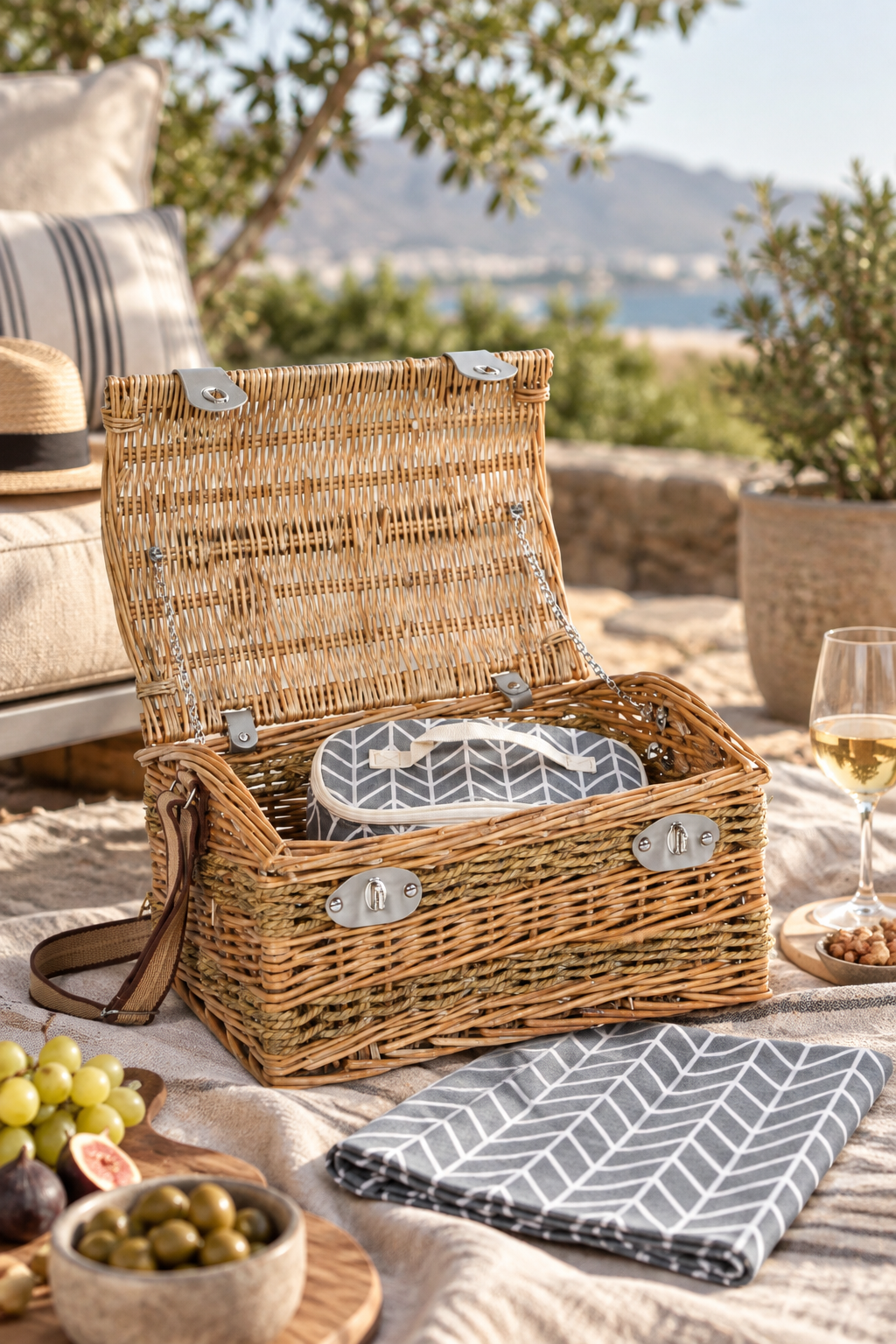 Classic Picnic Basket without Cutlery