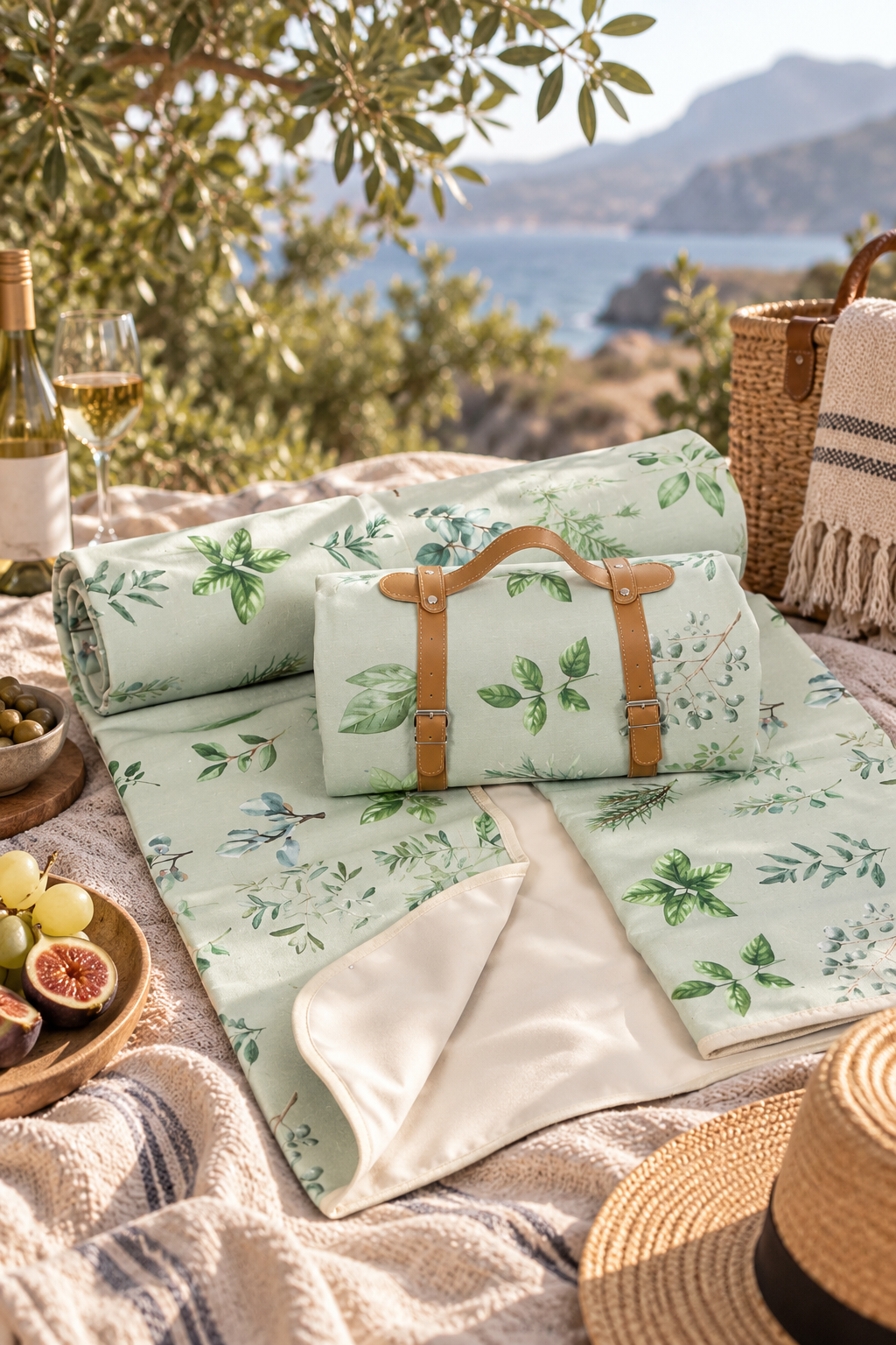 Botanical Picnic Rug - Large Picnic Blanket