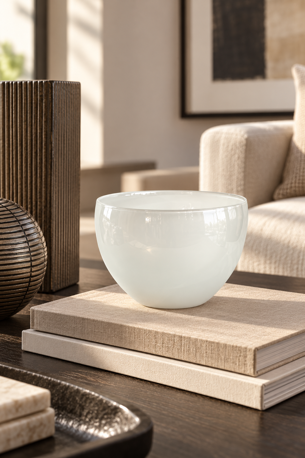 XXL White Vase