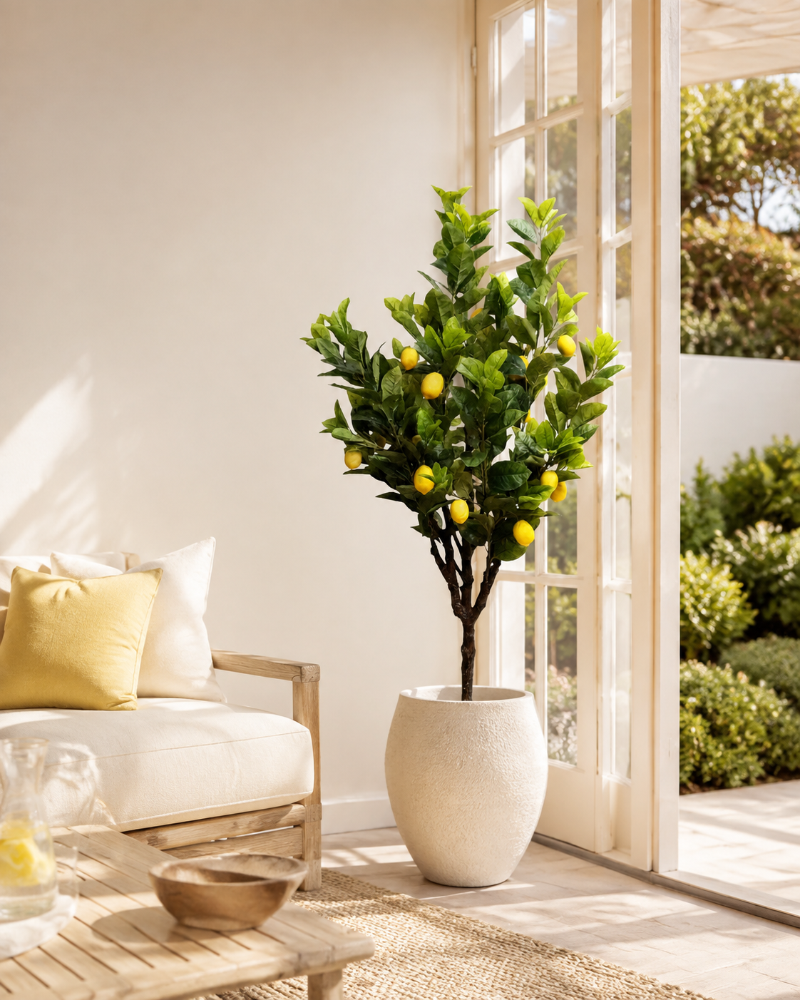185cm Faux Lemon Tree