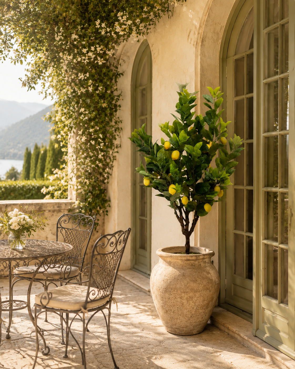 Faux Lemon Tree 150cm