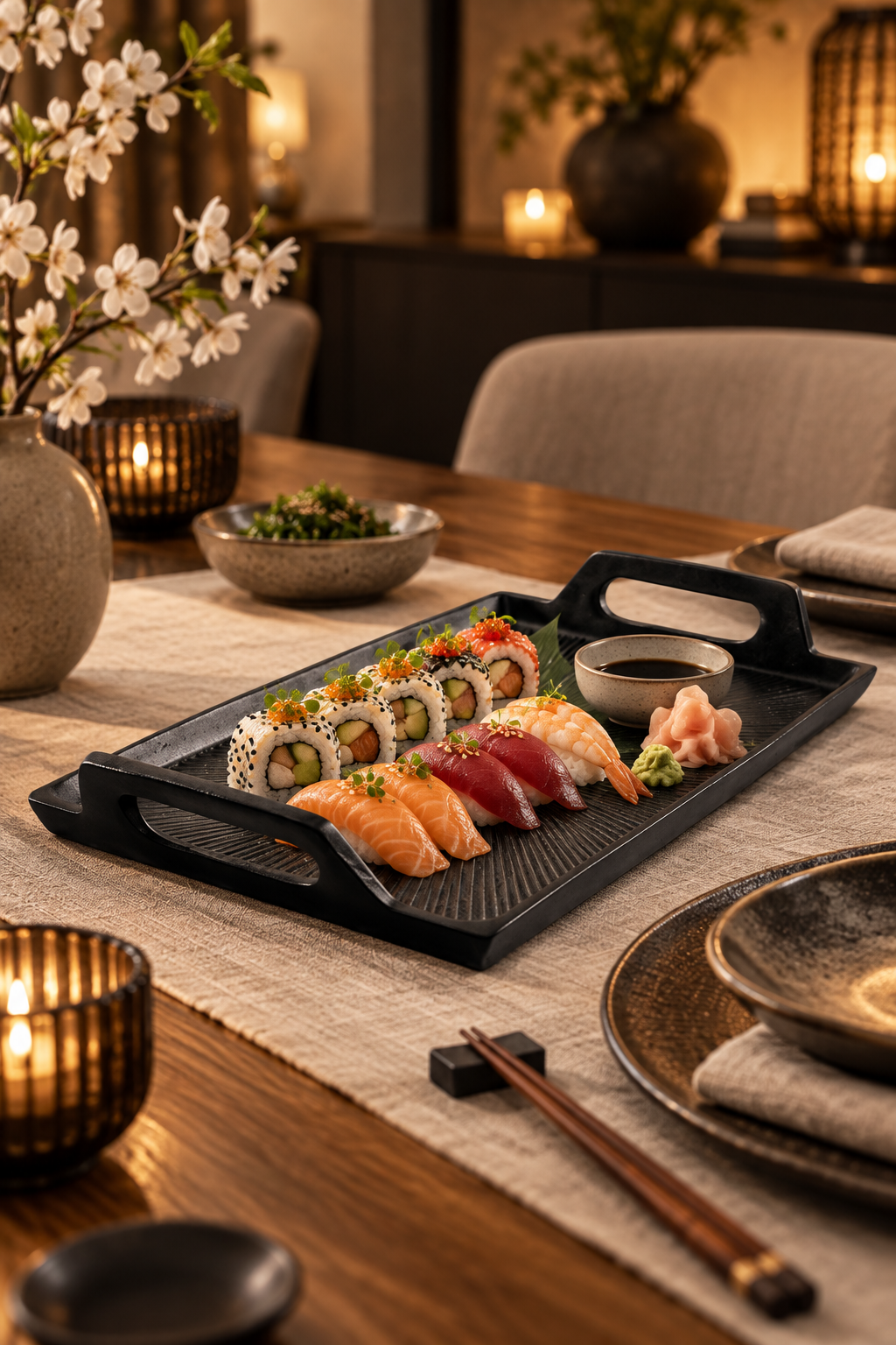 TRAY NOBU MATT BLACK-M