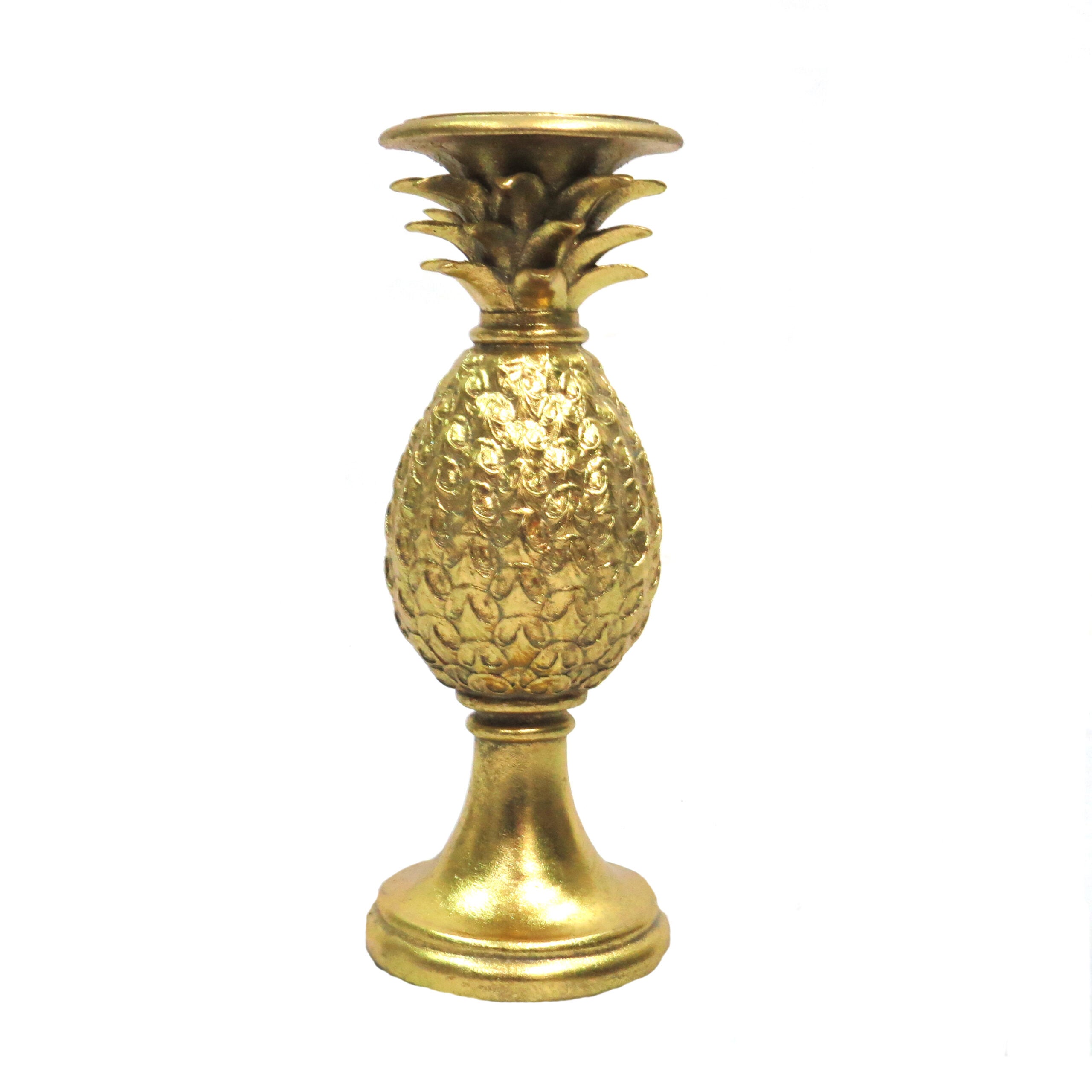 Gold Pineapple Candleholder