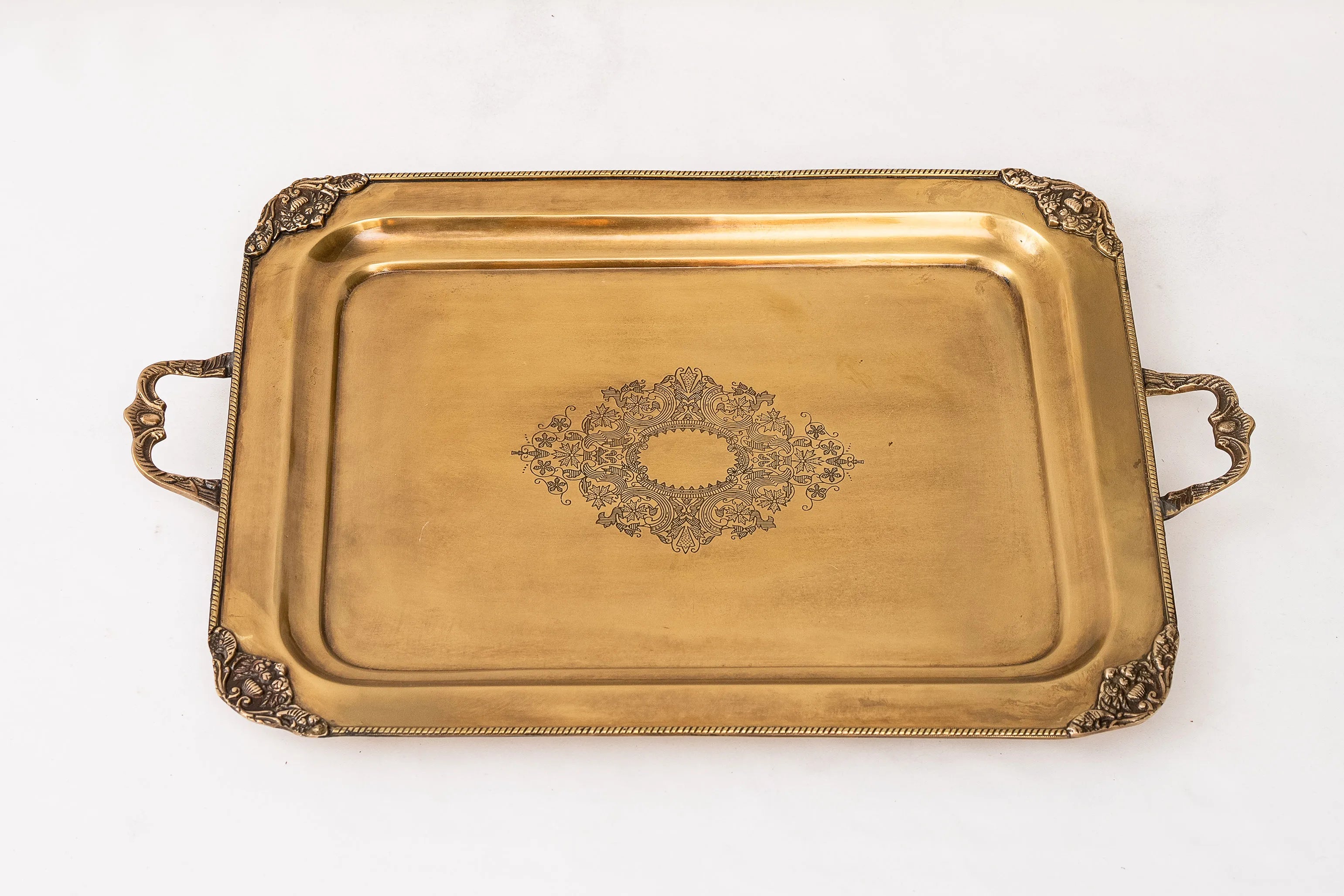 TRAY PALACE A/BRASS