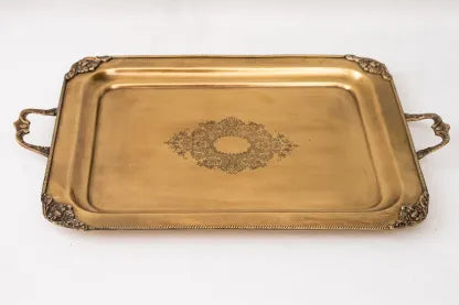 TRAY PALACE A/BRASS