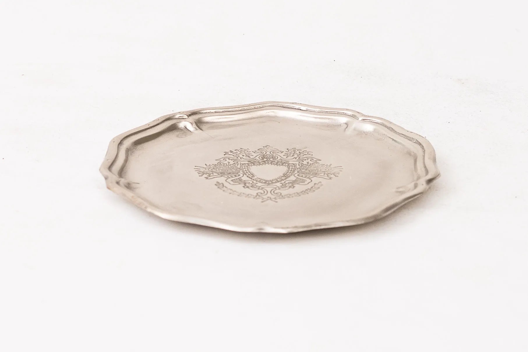 COASTER BOTTLE KINGS ANTIQUE PEWTER Set of 6