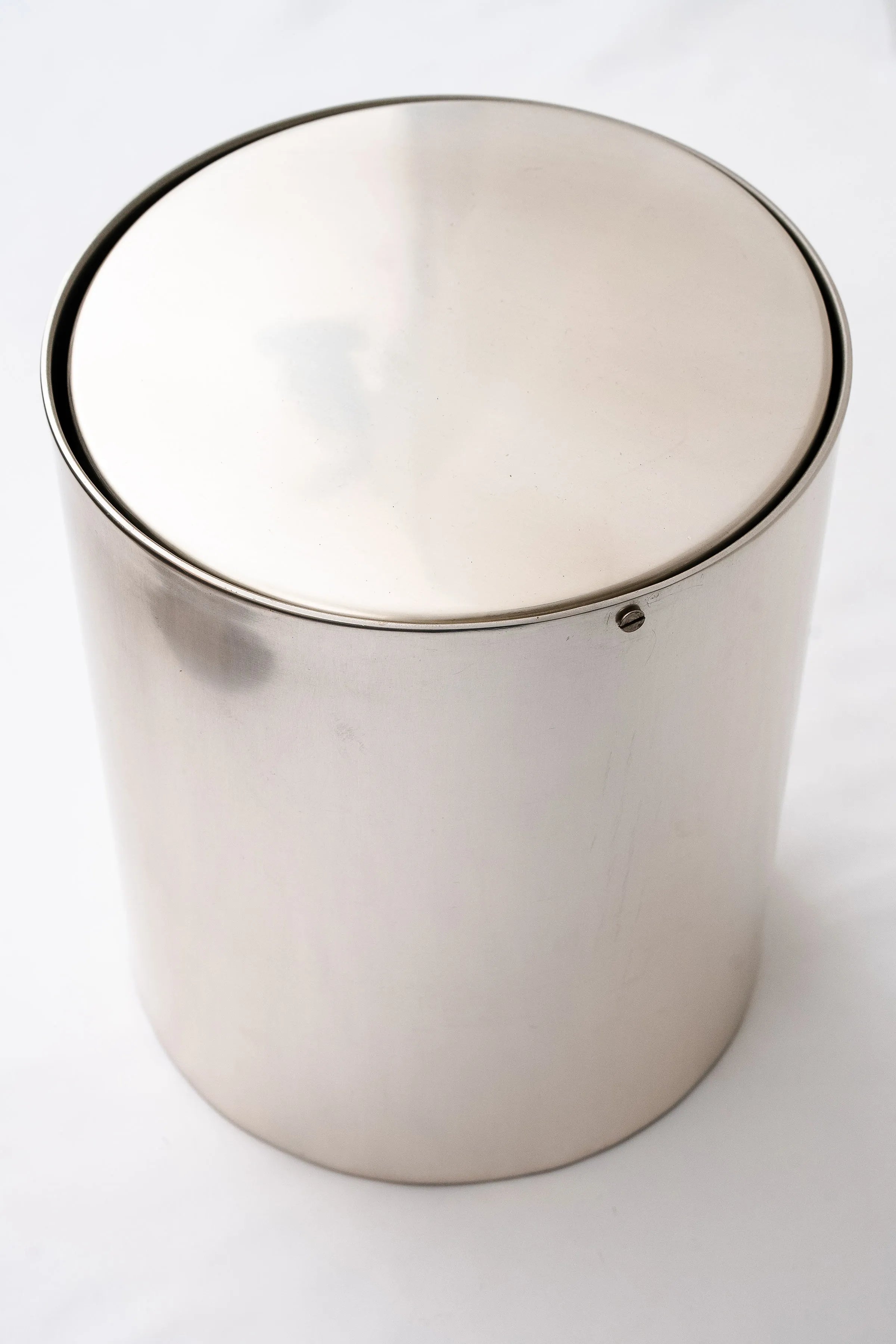 WASTE BIN CLASSIC WITH LID - Antique Pewter