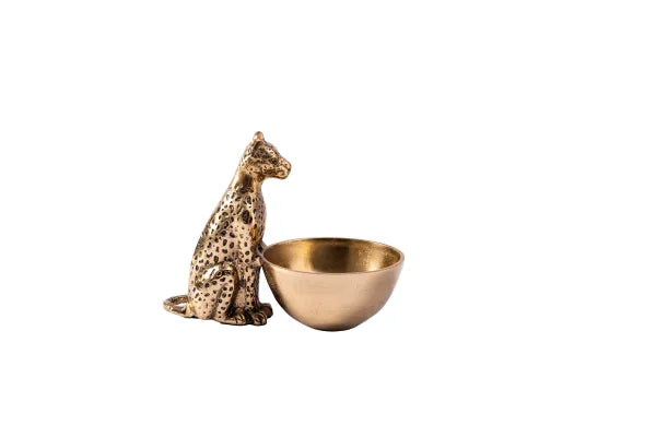 BADILI LEOPARD BOWL BRASS